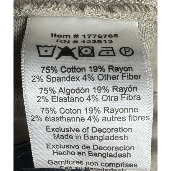 Jachs New York 30X32 Pants Tan Straight Fit 5 Pocket Flex Waistband Chino New - Picture 8 of 9